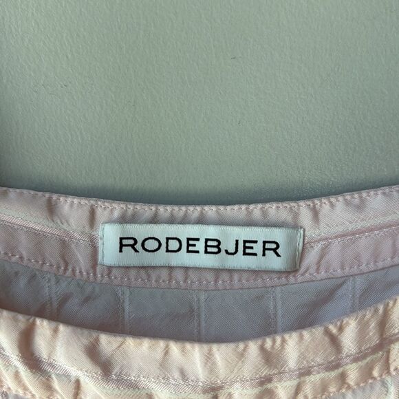 Rodebjer Pink White Duel Tank Top Raw Hem Small - Picture 5 of 7
